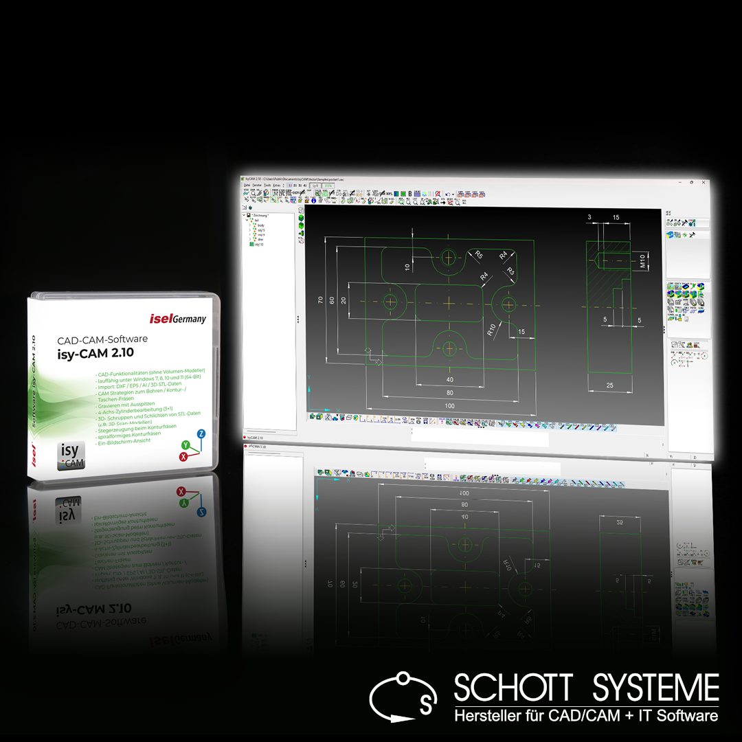 isyCAM 2.10 CAD/CAM Software
